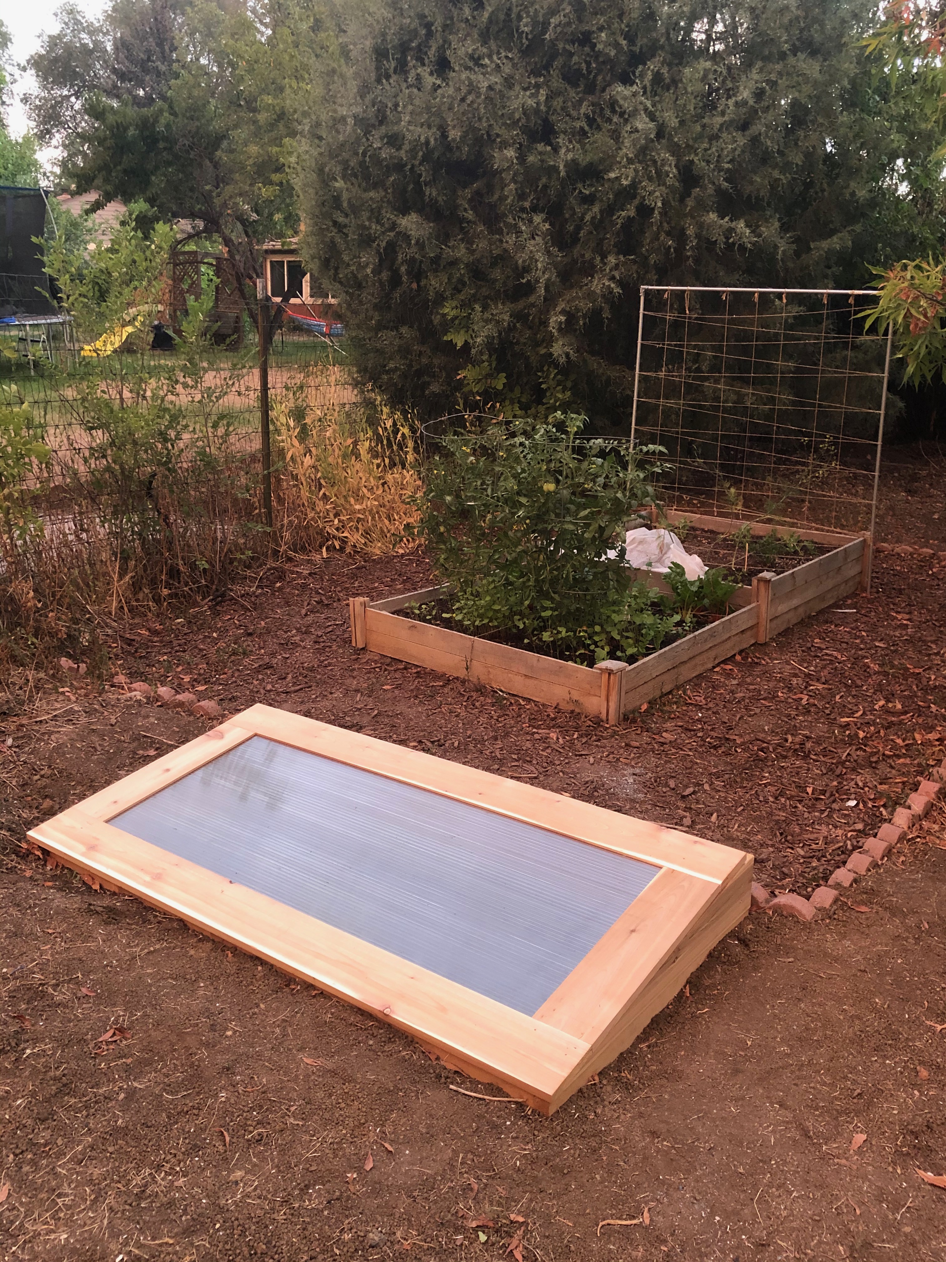 cold frame closed